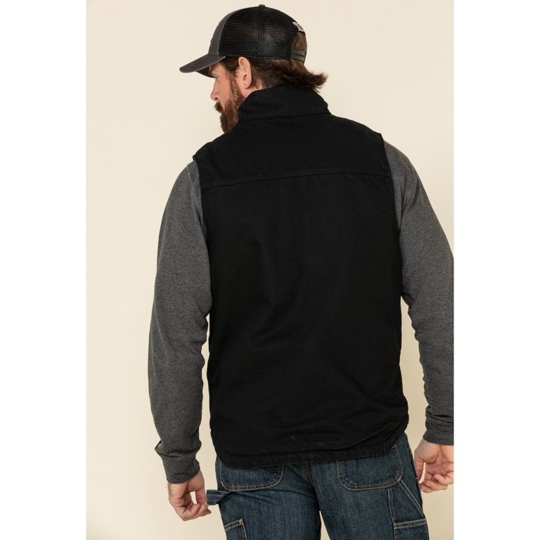 Carhartt Men's Washed Duck Sherpa-Lined Mockneck Vest