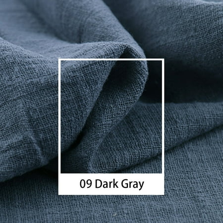 

3m Soft DIY Crafts Linen Cloth Sewing Textile For Clothes Thin Tablecloth Solid