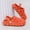 Orange, variant on Adult and kids bubble slippers, boys girls men's and women's garden clogs, sandals