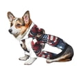 thumbnail image 7 of Salouo Patriotic Boxing Bear Art Pattern Small Dog Hoodie Sweatshirts Dog Clothes Coat Clothing Puppy Sweater Outfit Pullover Pet Winter Coat Sweater Outfit-X-Small, 7 of 7