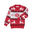 thumbnail image 2 of EGNMCR Chandail Col Rond pour Femmes, Chandail pour Femmes Parent-Enfant Col Rond Ample Tempérament Manches Longues Tricot de Noël (Enfants) Chandail pour Femmes, 2 of 8