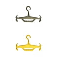 thumbnail image 1 of Juego de 2 perchas de alta resistencia, duraderas, antideslizantes, de plástico, para secar ropa Amarillo verde Cola Colgador de esnórquel de buceo, 1 of 8