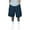 Blue, variant on YUGYXL Men's Cotton Cargo Shorts Drawstring Elastic Waist Classic Fit Training Shorts with Multi Pockets Wide Leg Shorts Navy XXXL