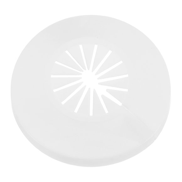 Decoración de cubierta de tubería Uxcell, collar de escotilla de plástico PP de 14 mm a 29 mm, cubierta de línea de drenaje de tubería de agua blanca, paquete de 6