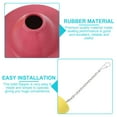 thumbnail image 2 of IFANLANDOR Toilet Tank Fittings Rubber Red Prevent Ghost Flushing for Maintenance Workers 1Pcs, 2 of 8