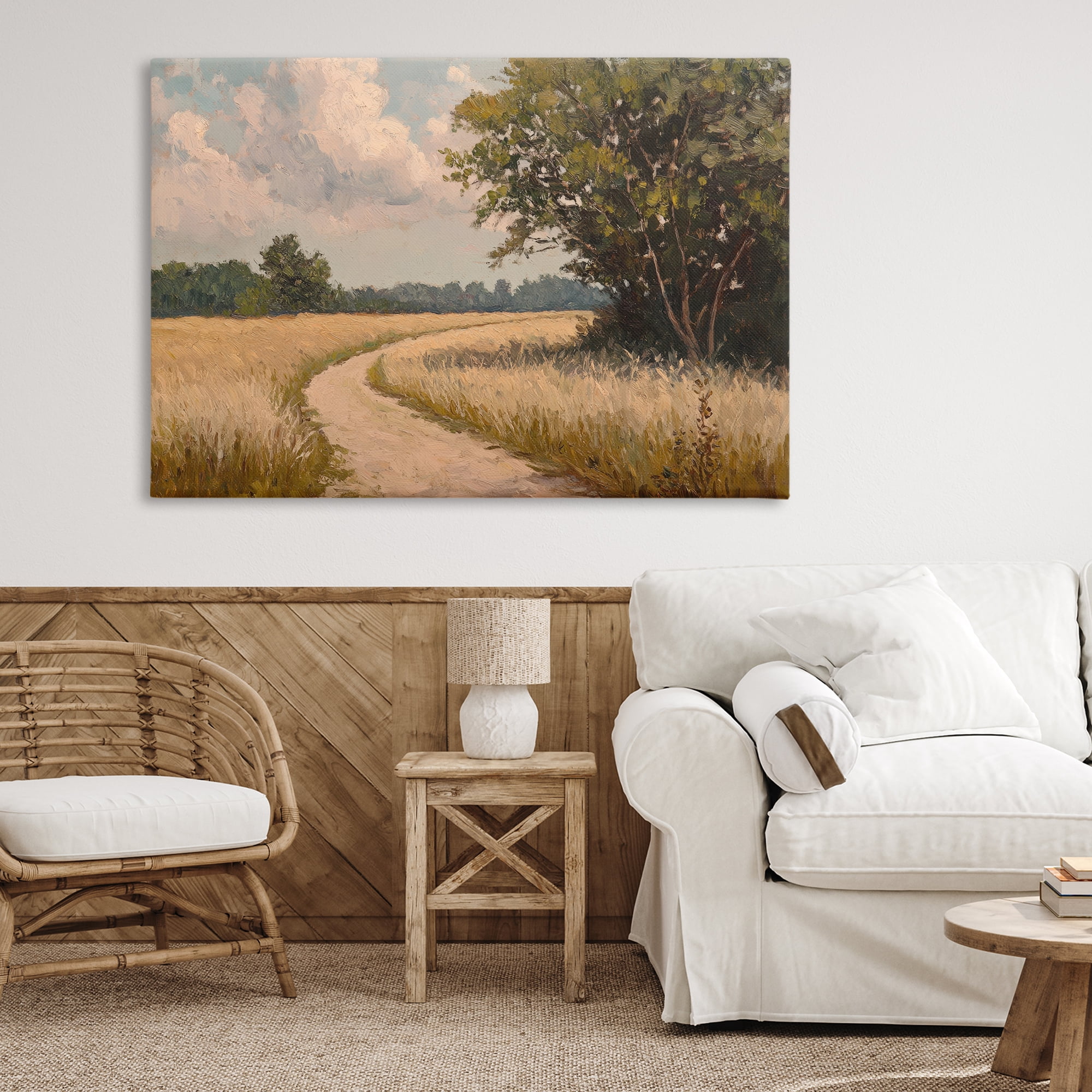 Stupell Industries Peaceful Thinking Path Canvas Wall Art, design by Petal Prints Design