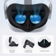 thumbnail image 4 of Protector facial de silicona VR para Meta/Oculus Quest 2 Cubierta VR Auriculares a prueba de sudor Almohadillas faciales de repuesto impermeables Accesorios Oculus Quest 2 Negro, 4 of 6