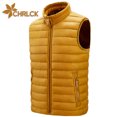 thumbnail image 2 of CHRLCK Chalecos cálidos impermeables para senderismo para hombre, chaleco térmico para acampar, cazar, esquiar, pescar, chaquetas, abrigos de invierno de gran tamaño para hombre, 2 of 5