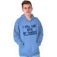 thumbnail image 6 of Still Live With My Parents Single Zip Up Hoodie Men's Women's Brisco Brands M, 6 of 6