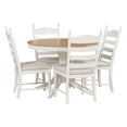 thumbnail image 3 of mteryoing 5-Piece Round Table Set With 4 Chairs Thick Tabletop Counter Height Dining Round Table Set For Home Dining Room Kitchen, 3 of 8