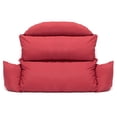 thumbnail image 2 of Afuera Living Coussin de Chaise Balançoire Oeuf Double pour 2 Personnes, Rouge, 2 of 5