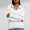 thumbnail image 5 of Otvok Sun Protection Clothing Women's Hooded Jacket Cool Breathable UV-Protective Long-Sleeve Casual Outwear, 5 of 7