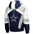 thumbnail image 3 of Men's Pro Player Navy/Silver Dallas Cowboys Shoulder To Shoulder Polyfill Full-Zip Hooded Jacket, 3 of 3