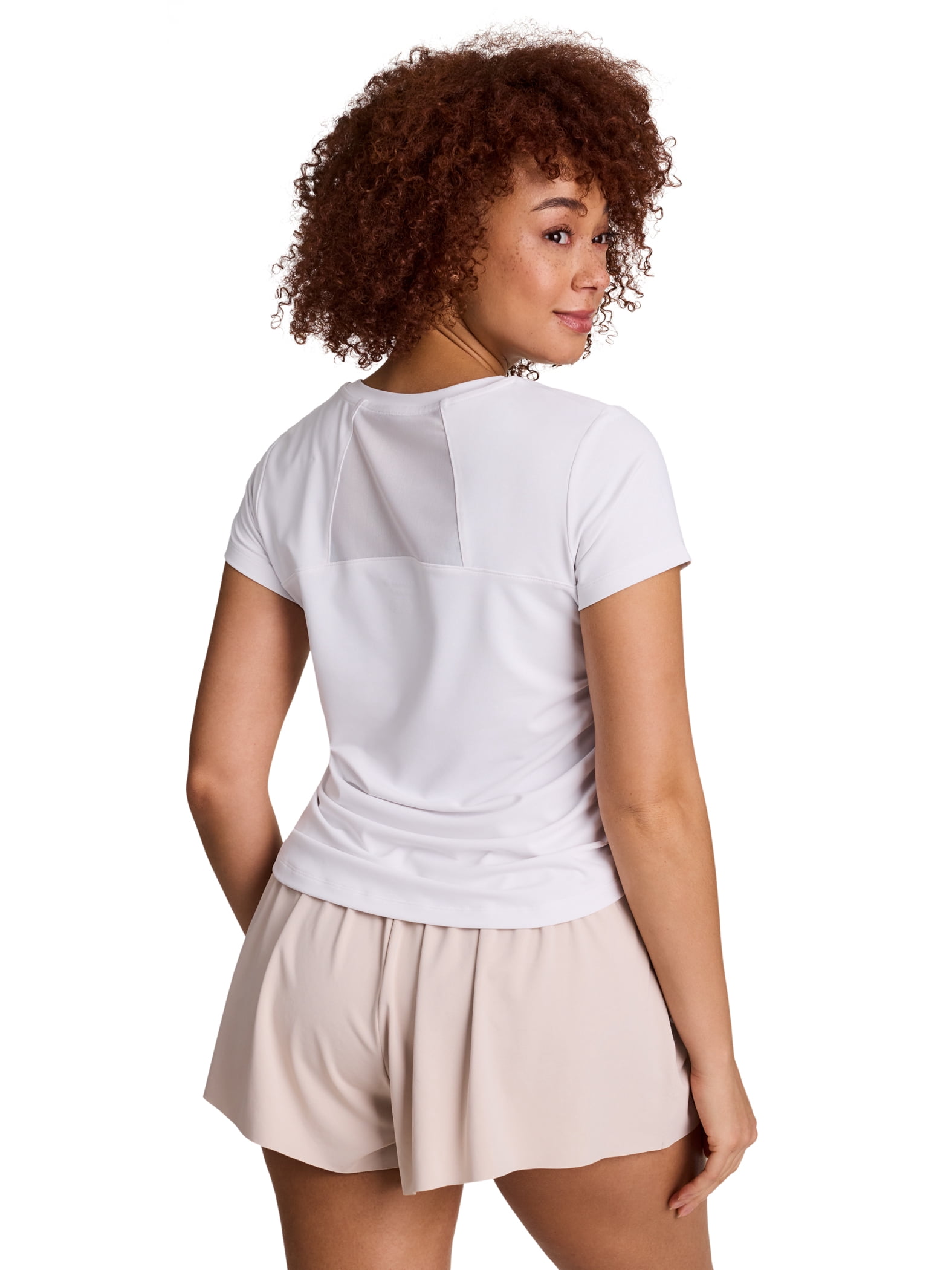 Reebok Women's Swift Sleevless Tee with Ruched Sides
