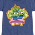 thumbnail image 3 of Toy Story - Green Checker - Youth Girls Fitted Short Sleeve T-Shirt, 3 of 5
