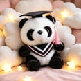 thumbnail image 6 of SPOORYYO Graduation Panda Plush Toy with Cap Cute Soft Stuffed Animal Gift for Graduates Students Keepsake, 6 of 6