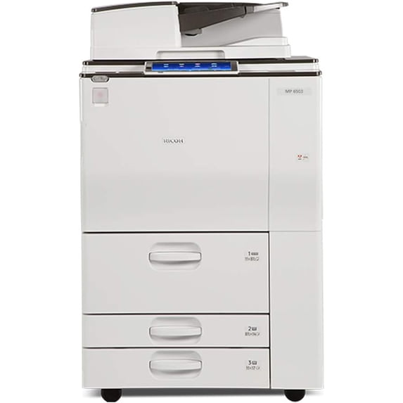 Copy Tray Ricoh Restored Ricoh Aficio MP 6503 A3/A4 Monochrome Laser Multifunction ...