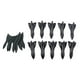 thumbnail image 2 of 20PCS Universal Car Generador Shark Fin (Fibra De Carbono + Negro), 2 of 9