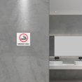thumbnail image 1 of FONDOTIN Smoking Area Sign No Smoking Sign Multi Acrylic Clear Identification 1Pack, 1 of 7