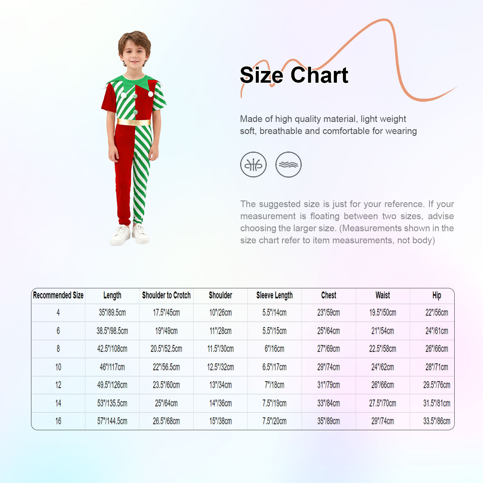 Aislor Boys Christmas Santa One Piece Jumpsuits Elf Overall Unitard Green 8