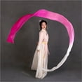 thumbnail image 6 of Dance Streamer Gymnastics Dancer Ribbons Bellydance Real Silk Veil Throw With Rod, 6 of 7