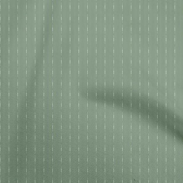 oneOone Silk Tabby Green Fabric Stripes Sewing Craft Projects Fabric Prints By Yard 42 Inch Wide