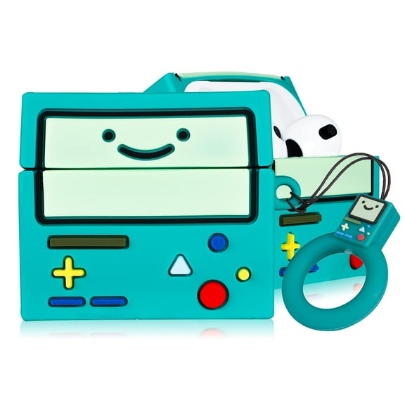 Kawaii Green Game Machine Silicone Case for AirPods 3rd Generation