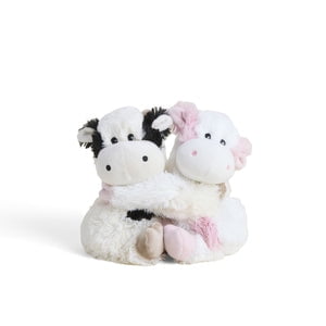 COW Warmies Hugs Twin Cozy Plush Heatable Lavender Scented Stuffed Animal