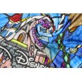 thumbnail image 3 of Disney Beauty And The Beast Stained Glass Enchanted Castle Plush Throw Blanket 46' x 60', 3 of 7