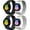 01-Summit white/Summit Black/Black/Pearl White, variant on 20mm Nylon Band for Samsung Galaxy Watch 7 6 5 4 FE 40mm 44mm/galaxy 6/4 classic 47mm 43mm/46mm 42mm/Watch 5 pro 45mm/3 41mm/Active 2 Men/Women,Sport Loop Strap for Garmin vivoactive 3/Forerunner 645