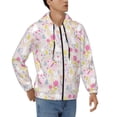 thumbnail image 4 of Zip Up Hoodies for Men - Bohemian Rabbit Butterfly Flower Long Sleeve Comfrt Men'S Fashion Hoodies & Sweatshirts, Jackets for Men Hoodies Pullover Clothing Clothes with Pouch, 4 of 5