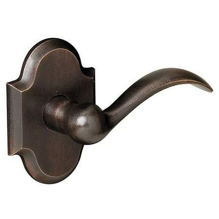Dummy Beavertail Lever - Baldwin Beavertail Single Dummy Door Lever with R030 Rose