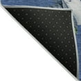thumbnail image 5 of Addison Rugs Chantille Indoor/Outdoor Transitional Holiday Snowman Navy Machine Washable Rectangle Rug, 1'8" x 2'6", 5 of 7