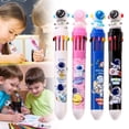 thumbnail image 1 of Multicolor Ballpoint Pen, Space Multicolor Pen in One, Retractable Cartoon Space Ballpoint Pens, Cute Planet Spaceman Astronaut Pens, Colored Pens, Alien Rocket Astronaut Pens, 1 of 9