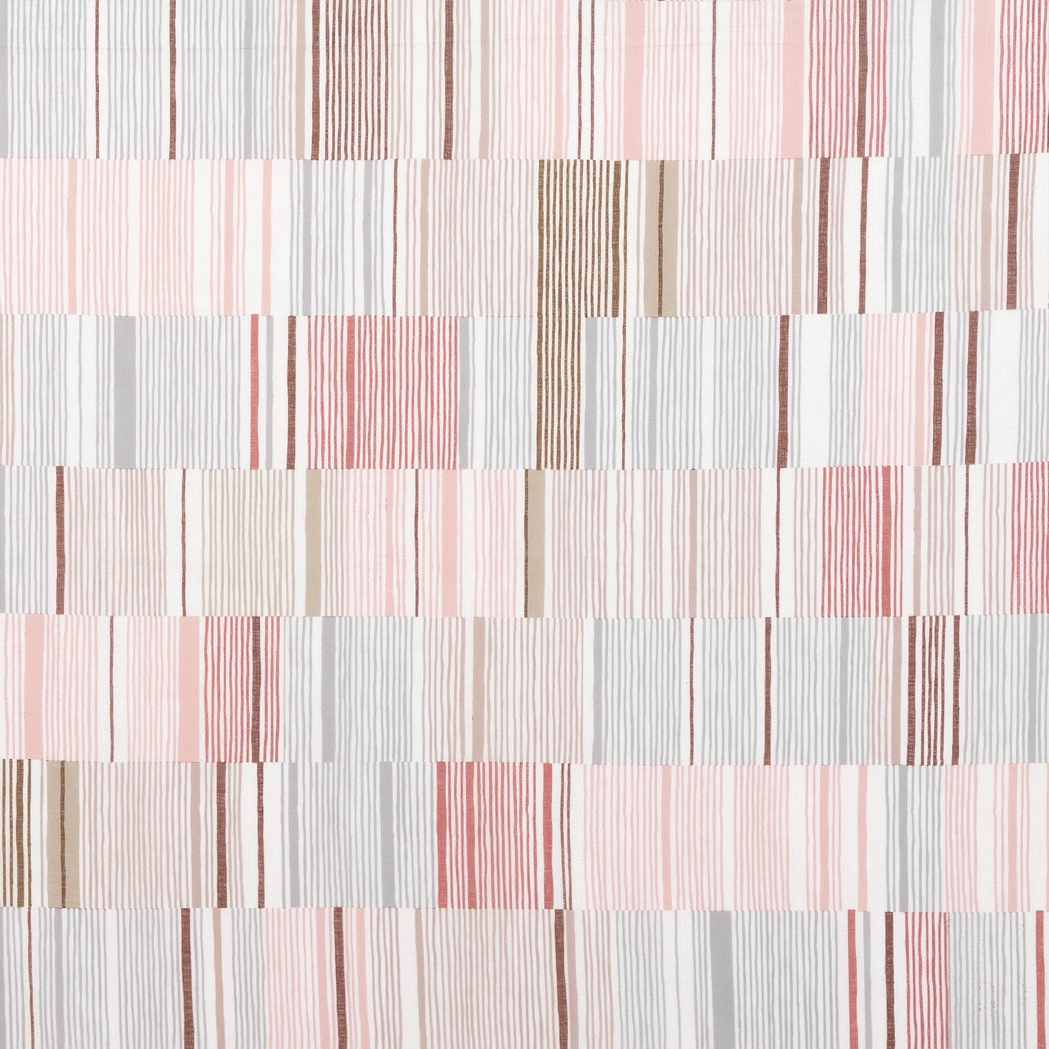 No. 918 Colby Offset Stripes Sheer Rod Pocket Curtain Panel, 56"x84", Multicolored
