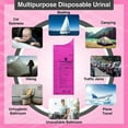thumbnail image 6 of TravelJane Disposable Urinal for All Genders, Adults, and Children (18 Pack) Designed for Emergencies, Travel, Camping, Long Car Rides and More - 28oz/800ml Capacity (TJ1R-C), 6 of 7