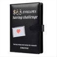thumbnail image 1 of 100 Envelopes A5 Money Saving Budget Binder Black, 1 of 5