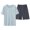 Green, variant on Men 2 Piece Outfits T Shirt Men and Shorts Men Solid Color Short Sleeve Crew Neck Elastic Waist Summer Regular Fit Oversized Jogging Track Suit with Pockets L-XXXXL