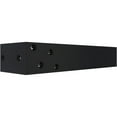 thumbnail image 2 of Ekena Millwork 2 1/2"W x 14"D x 4"H Hidden Support Steel Heavy Duty Bracket w/ Back Plate, Powder Coated Black, 2 of 10