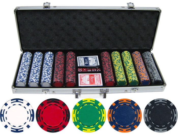NEW 500 Piece Ultimate 14 Gram Clay Poker Chips Set with Aluminum Case Custom 