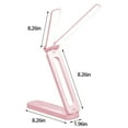thumbnail image 3 of 2-in-1 Desk Lamp Double Head Flexible Arm 3 Color Modes Dimmable Touch USB Rechargeable 2000mAh Battery Foldable Night Light Home Office Reading Study, 3 of 5