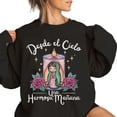 thumbnail image 3 of Our Lady of Guadalupe Sweatshirt – Catholic Christmas Crewneck, Religious Holiday Pullover for Men & Women, 3 of 7