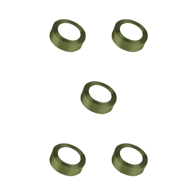 Billuyoard Cinta de papel de regalo Accesorios para manualidades de bricolaje Ancho Cintas de poliéster Verde oliva 95 Type2 NO2 Billuyoard CBP273834