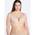thumbnail image 2 of Joyspun Women's Two-Tone Lace Push-Up Bra, Sizes 34A-36DD, 2 of 4