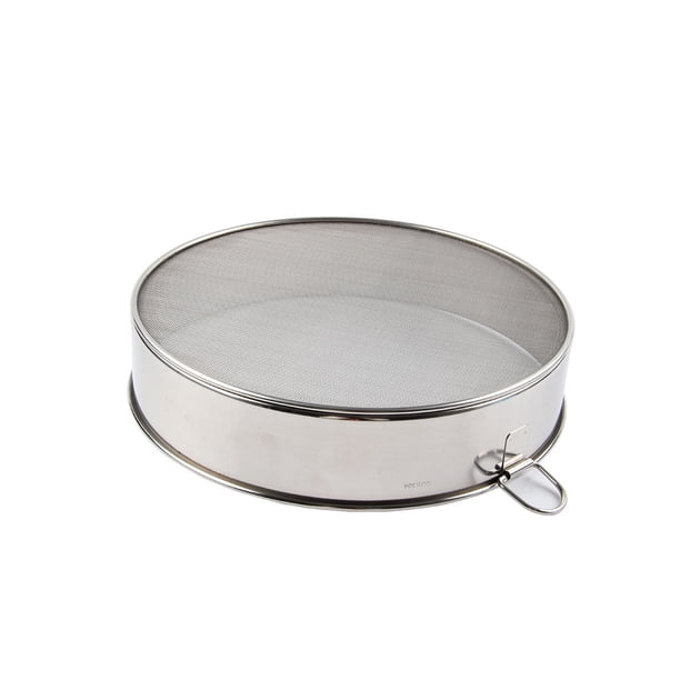 Inteprter Tamiz de harina de acero inoxidable, colador de malla fina, hogar, Bar, comedor, cafetería, panadería, restaurante, colador de cocina Cocina y Comedor 20 centímetros Inteprter HA067909-01