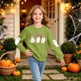 thumbnail image 6 of Futezty Boys Girls Halloween Shirts Kids Ghost Graphic Tees Raglan Long Sleeve T-Shirt 2T-7T, 6 of 7