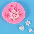 thumbnail image 5 of Molde de chocolate en forma de copo de nieve, molde de fondant 3d, herramientas para hornear profesionales Feliz Sencillez, 5 of 5