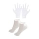 thumbnail image 2 of Juego de guantes y calcetines de silicona para manos y pies, lavables, portátiles y suaves para uso diario. Blanco, 2 of 9
