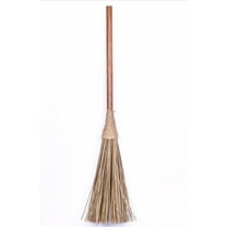 SN SKENNOVA Coconut Leaf Stick Street Broom, Outdoor Heavy Duty, 58 in, 1 Count