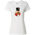 thumbnail image 3 of Inktastic Christmas Nutcracker in Red Women's T-Shirt, 3 of 5